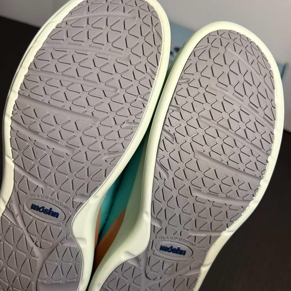 Moshn By Klogs Vigor Knit Shoes Sneakers Aqua Green Womans 6M - Picture 14 of 16